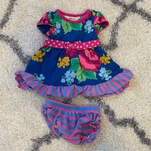 EUC Matilda Jane Dress with matching Bloomers!